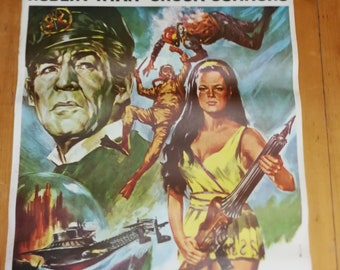 Captain Nemo and the Underwater City. 1969 Original 27.5
