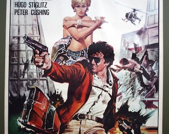 Black Jack Original Turkish One Sheet Movie Poster 1980 Vintage Poster