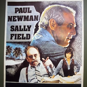 Ausencia de malicia (1981) Póster original de la película turca. Póster Original vintage de Paul Newman Sally Field