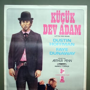 Little Big Man Película turca original One Sheet Poster 1970