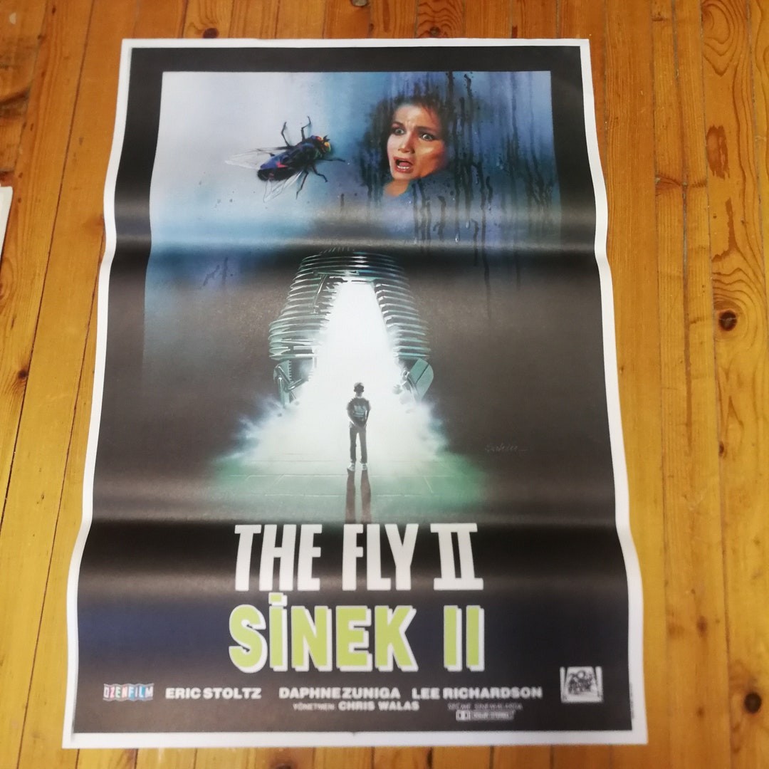 The Fly 2 Vintage Horror Movies Poster. 1989 Original,vintage Turkish ...