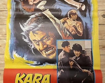 The Black Panther Turkish Edition Movie Poster. Martial Arts (1973) Vintage Original Movie Posters. Original Film Art