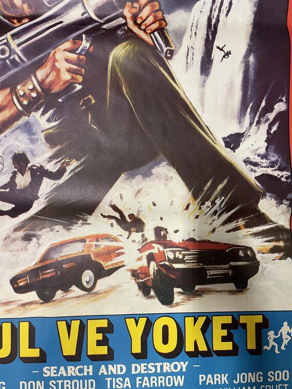 サーチ・アンド・デストロイ 1979年 ヴィンテージ トルコ映画ポスター