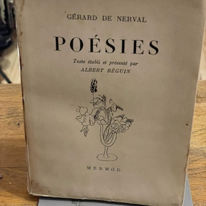 Poezja. Zbiór wierszy. Francuski romantyk. Gerarda de Nervala. Poezja. Lata 40-te.