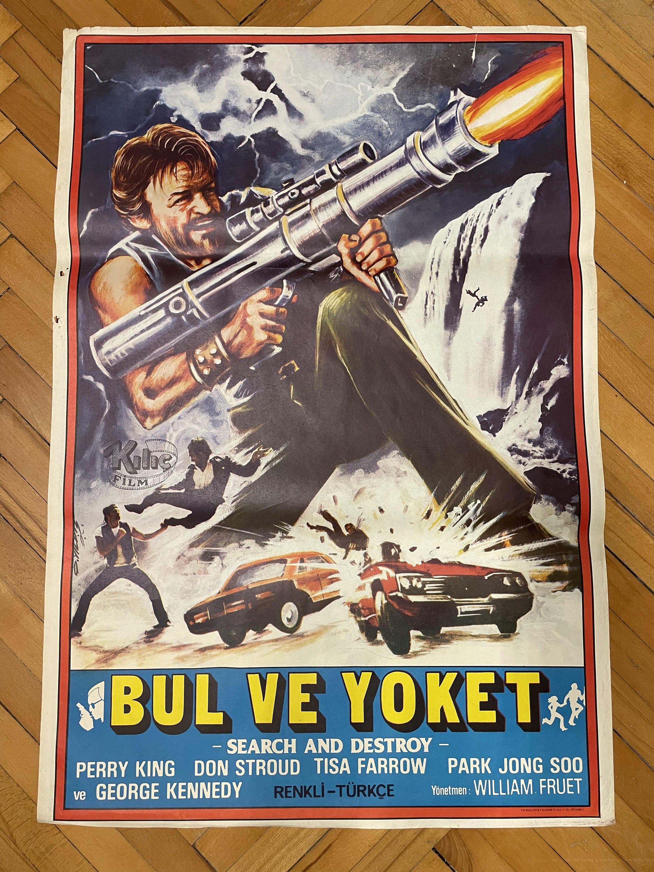 サーチ・アンド・デストロイ 1979年 ヴィンテージ トルコ映画ポスター