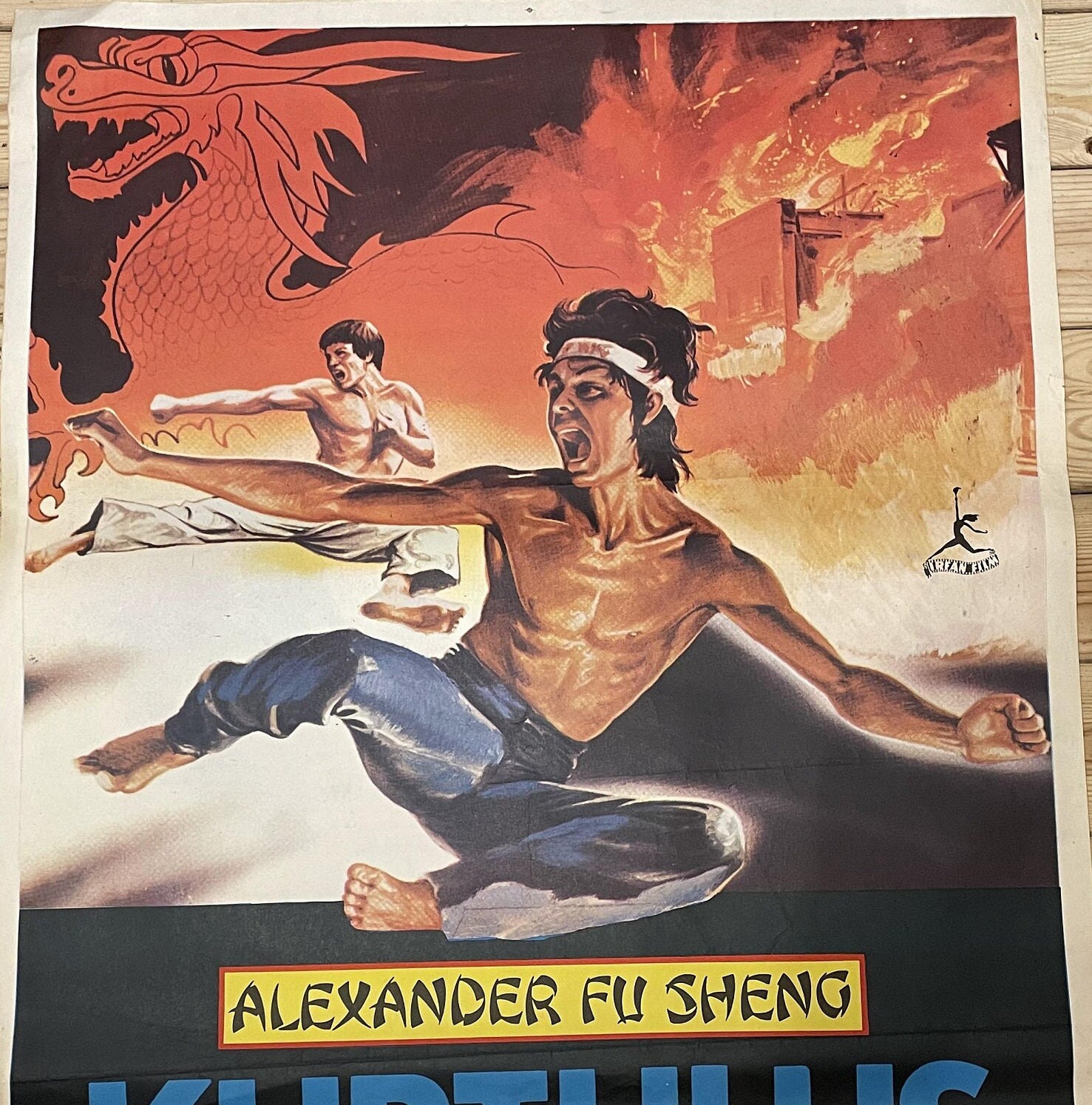 1976 Grand Master of Death. Original One Sheet Movie Poster. 1970s