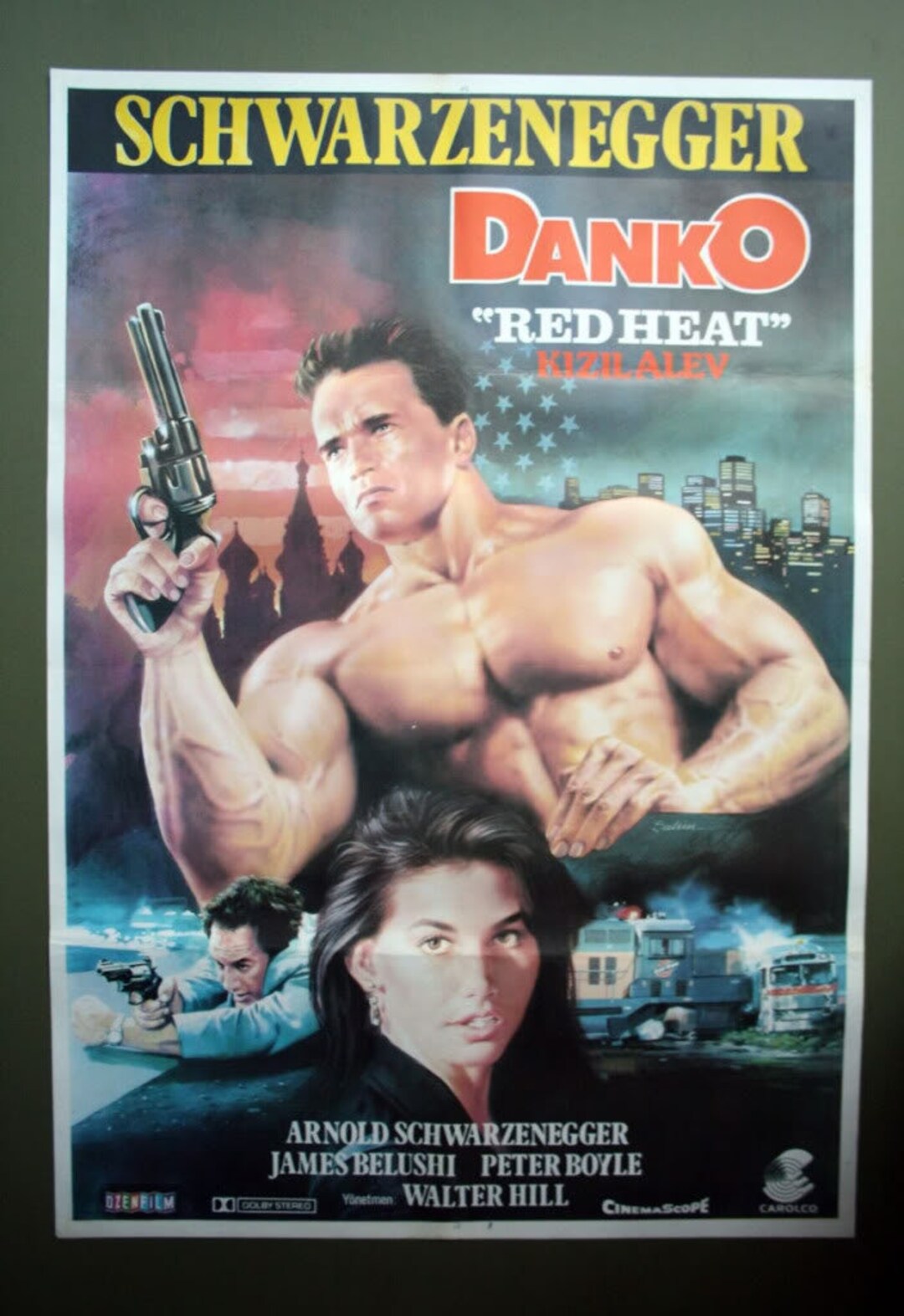 Wholesale Online 1Sheet Movie Poster 1988 RED HEAT Jim Belushi High