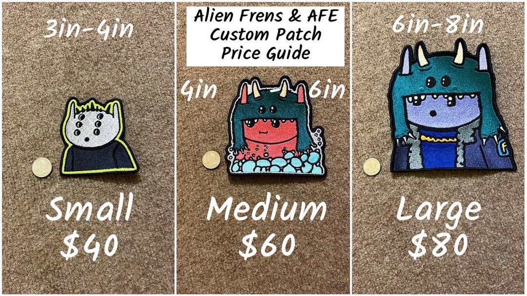 Alien Frens Custom Patch - Etsy