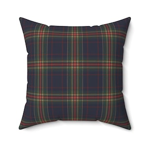 Navy Rot Grün Tartan Plaid Spun BIG SIZE Kissen | Erbs Tartan Kissen Bild 3