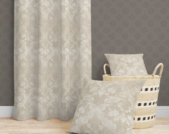 Antique Dutch Lace Floral Pattern Pillow Cover