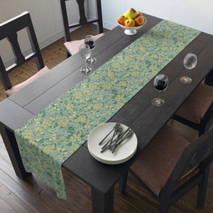 William Morris Vintage 19th Century Pattern Printed Table Runner