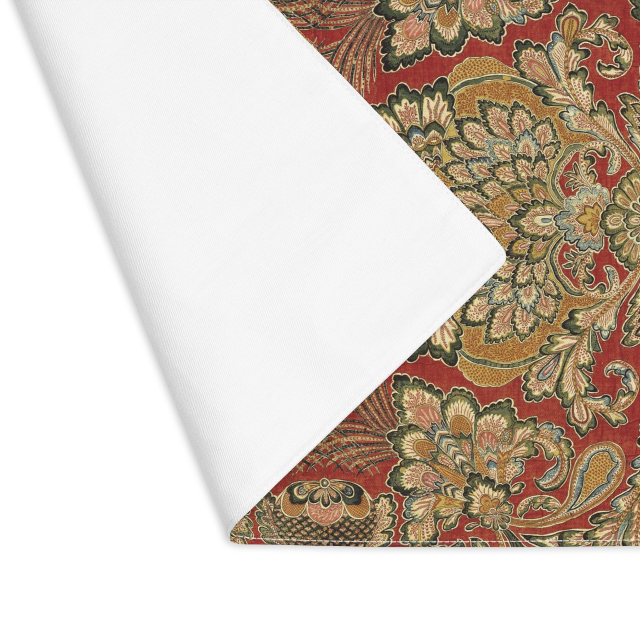 Antique Dutch Fabric Pattern Created in C.1720 Printed Cotton Placemat ...