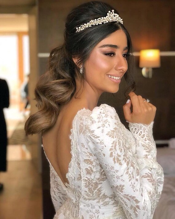 Swarovski Bridal Tiara Wedding Head Piece Crown Etsy