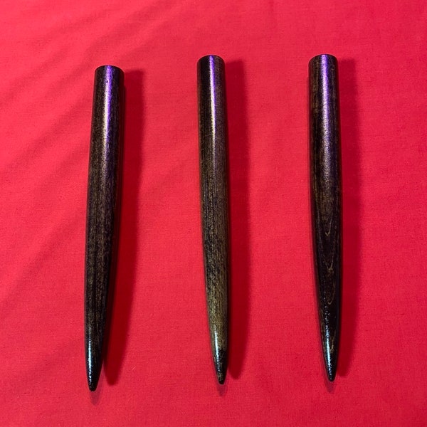 Poplar wooden stake set, wood vampire stake Props (set of three)