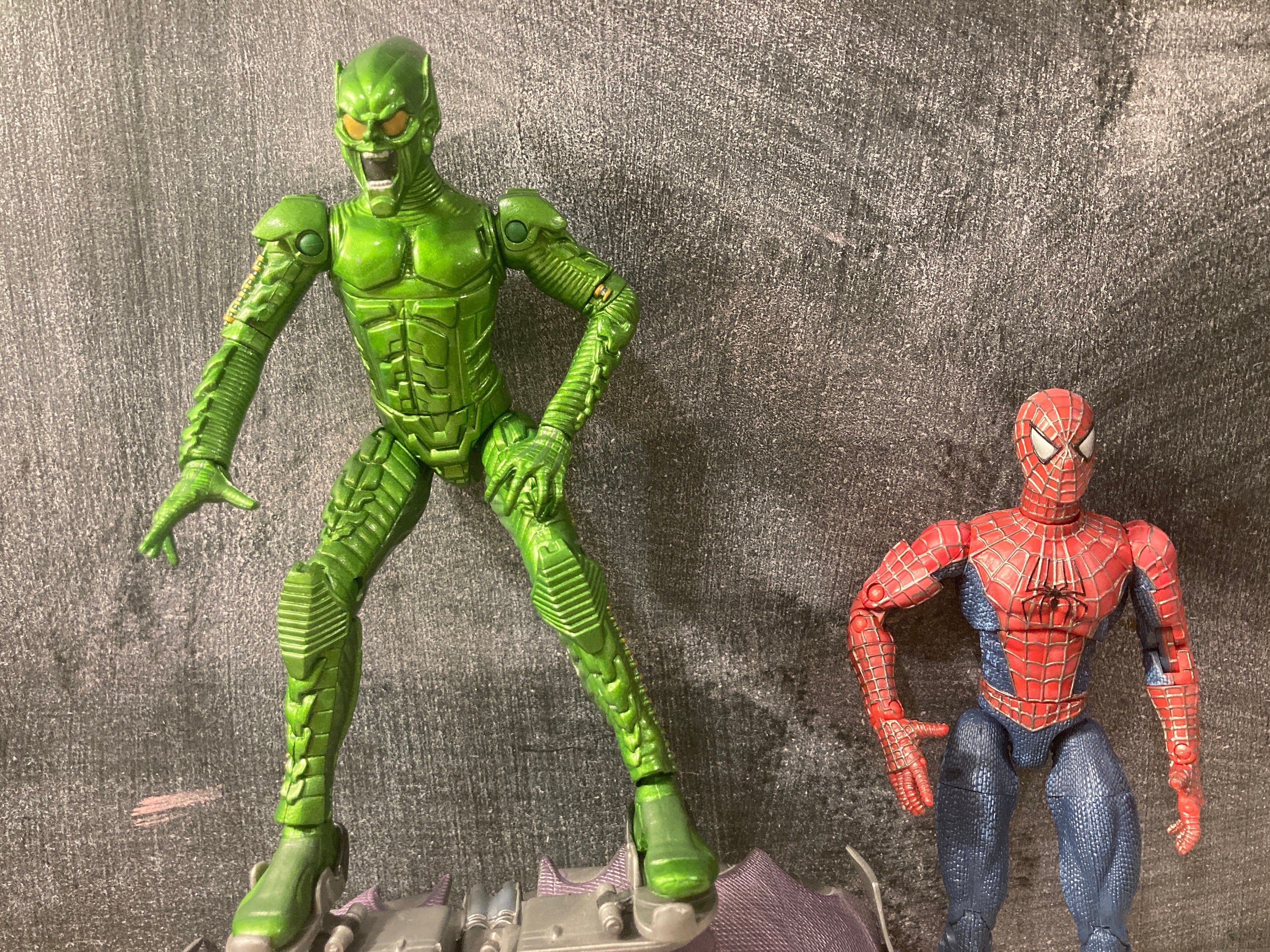 Spiderman 2002 Toy Biz Vintage RARE Green Goblin and Spiderman - Etsy Sweden