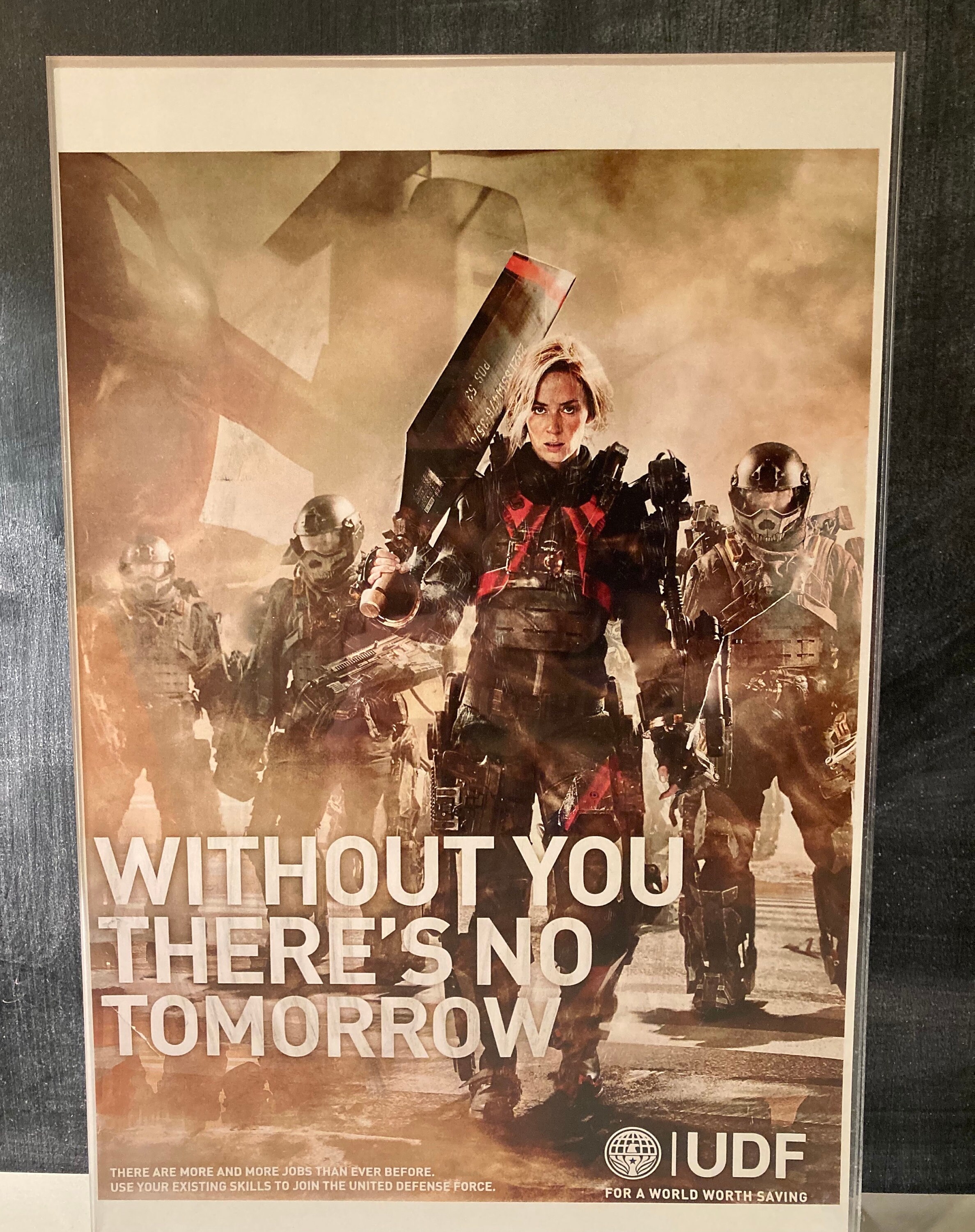 Rand Von Morgen Poster Tom Cruise Emily Blunt Udf Film Prop Etsy