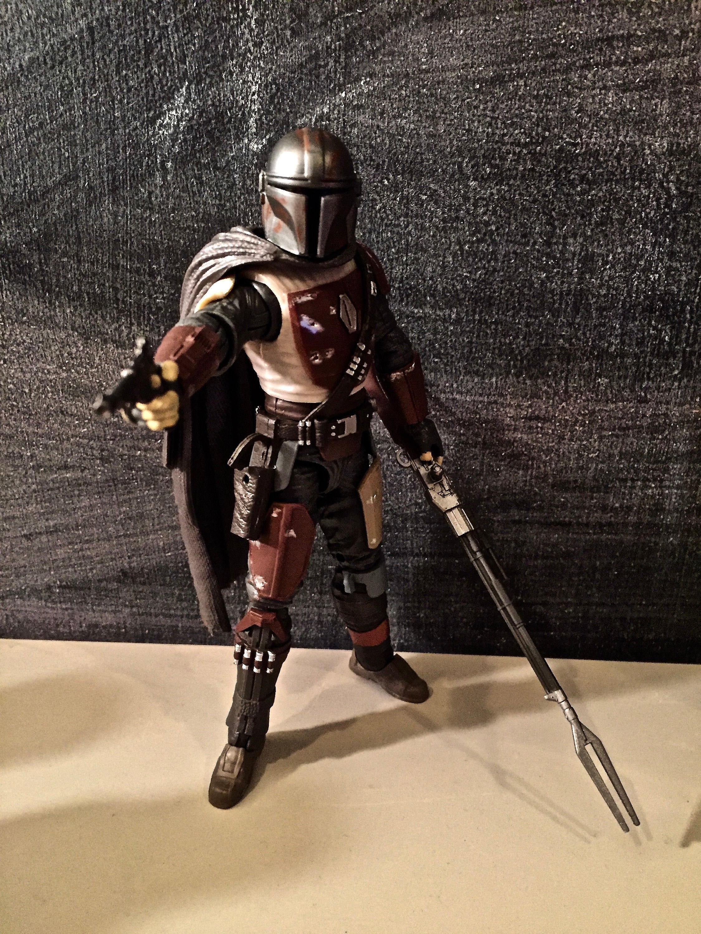 Star Wars The Mandalorian Custom Action Figure Hand painted Etsy