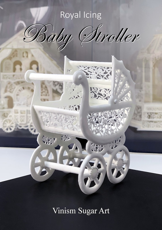 Baby Carriage Template Fondant