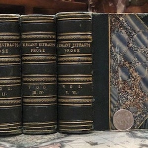 Elegant Extracts, Being a Selection of Instructive, Moral, and Entertaining Passages, from Eminent Poets 12 books in 6 vol. in 3 books, 1810