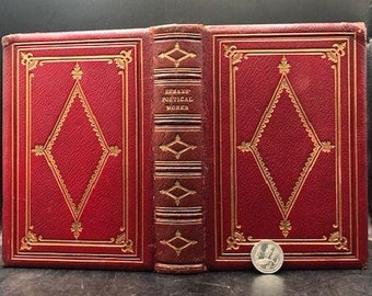 Poetical Works of Mrs. Hemans, with Memoir, Explanatory Notes, Etc. Portrait and Original Illustrations c1890 Illustrated