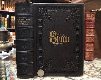 The Poetical Works of Lord Byron, With a Memoir, Collected and Arranged with Notes, c1882 New & Complete Edition, Illustrated