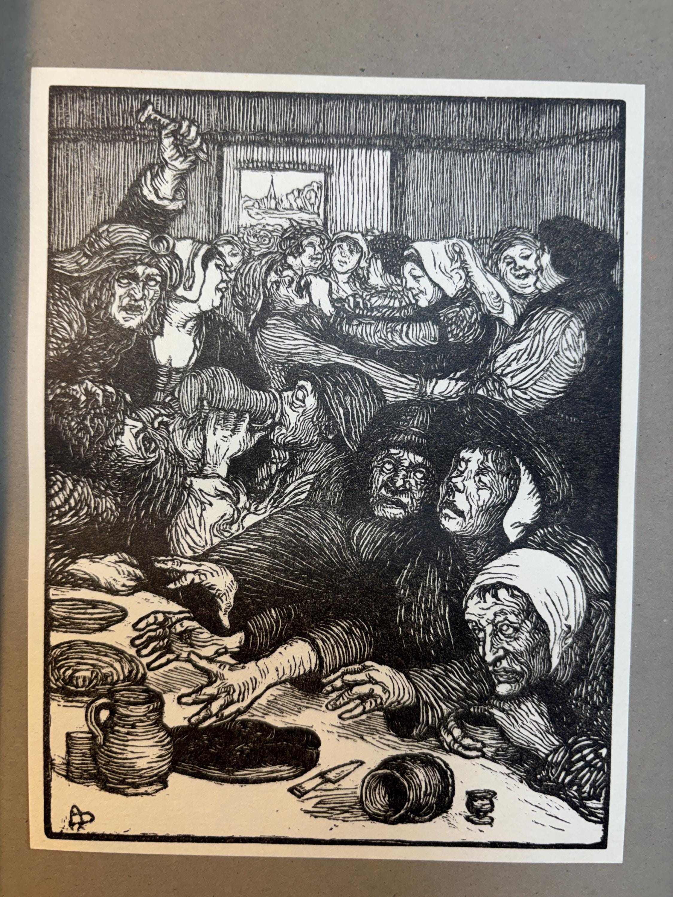 The Legend of The Glorious Adventures of Tyl Ulenspiegel in The Land of Flanders & Elsewhere… With Twenty Woodcuts by Albert Denstanche — photograph 6.