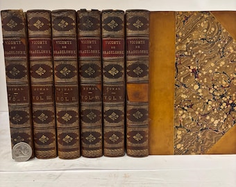The D'Artagnan Romances. The Vicomte De Bragelonne, Alexander Dumas,  6 Volumes.
