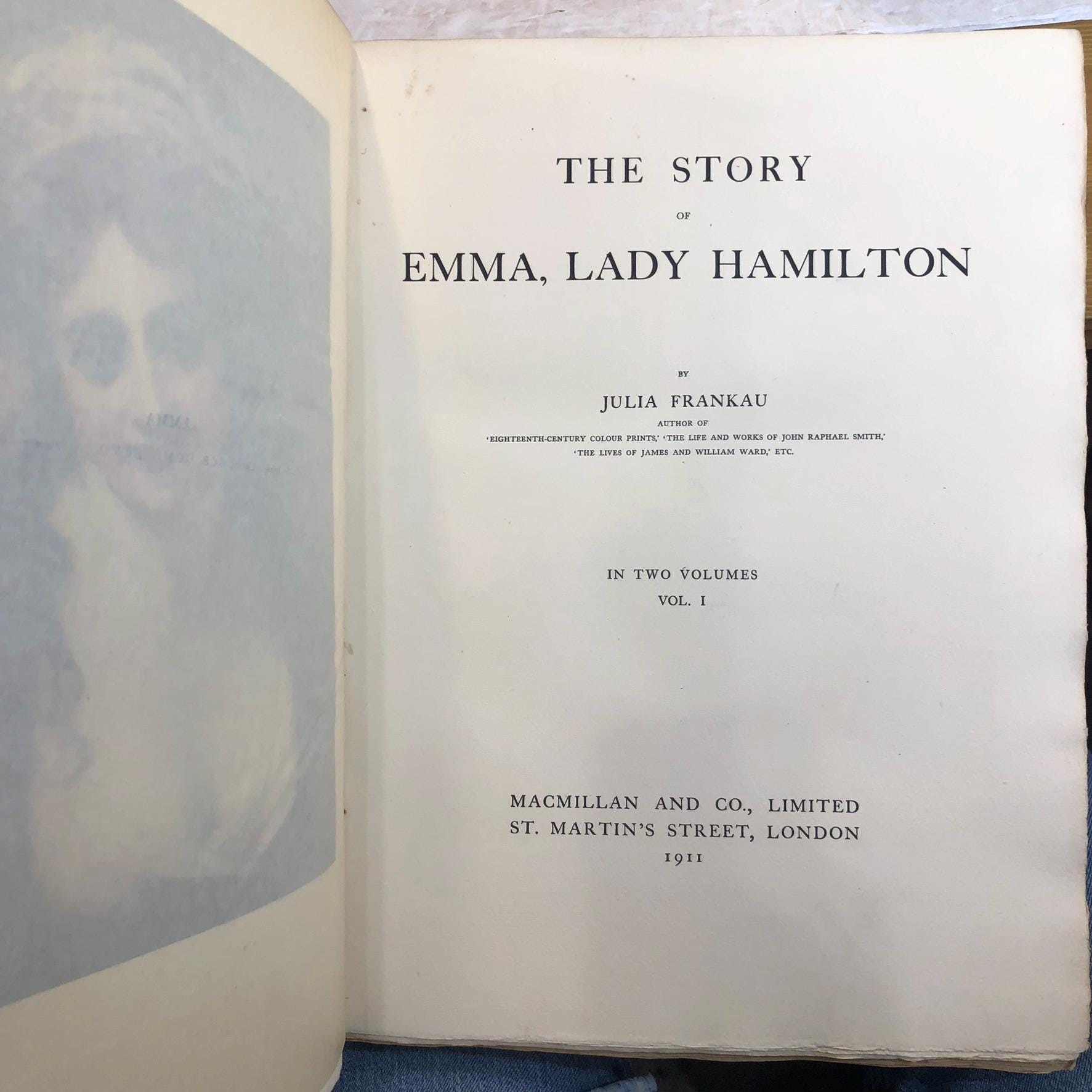 The Story of Emma, Lady Hamilton, In Two Volumes — photograph 2.