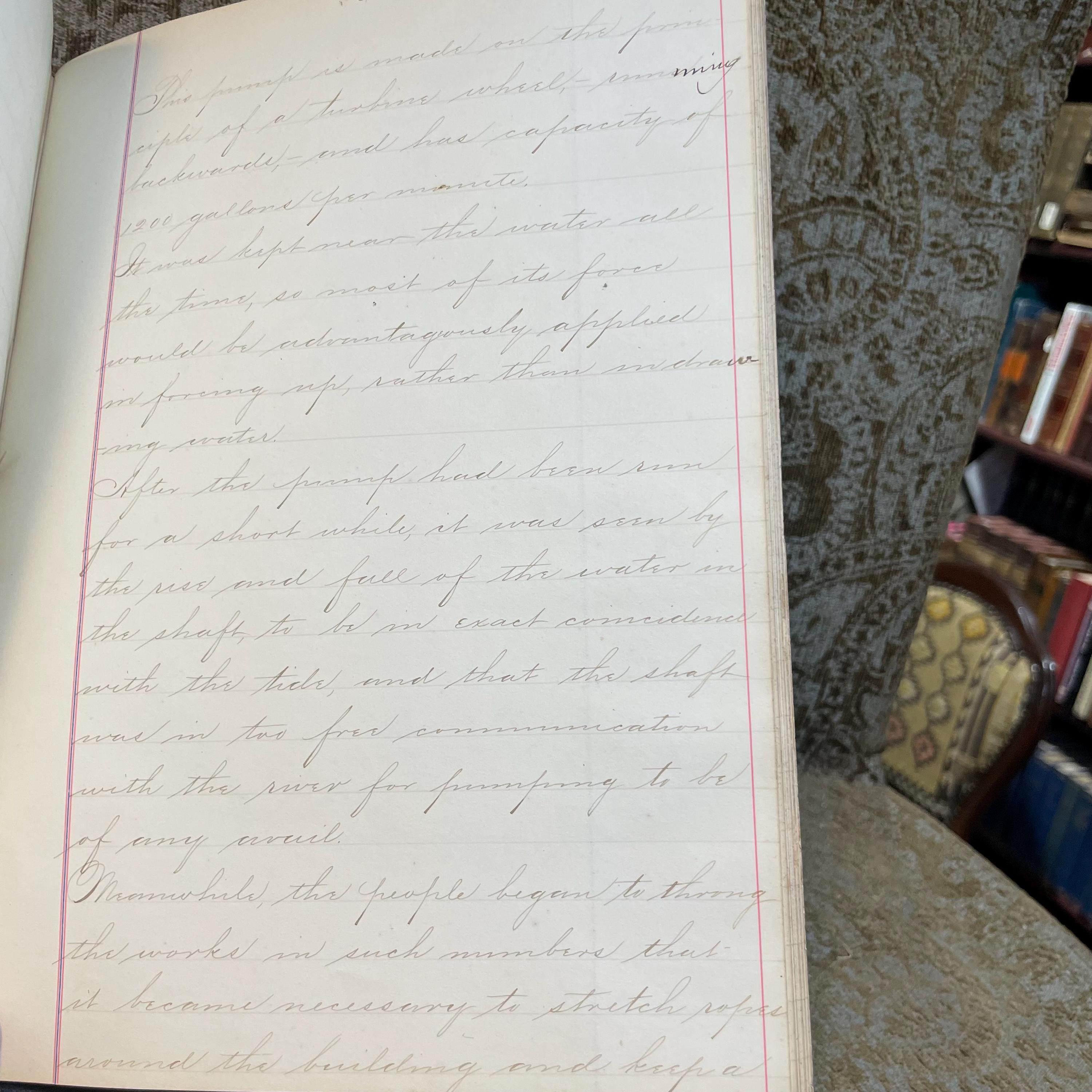 The Hudson River Tunnel. Manuscript — photograph 10.