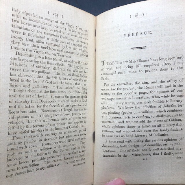Literary Miscellanies: Including a Dissertation on Anecdotes — photograph 5.