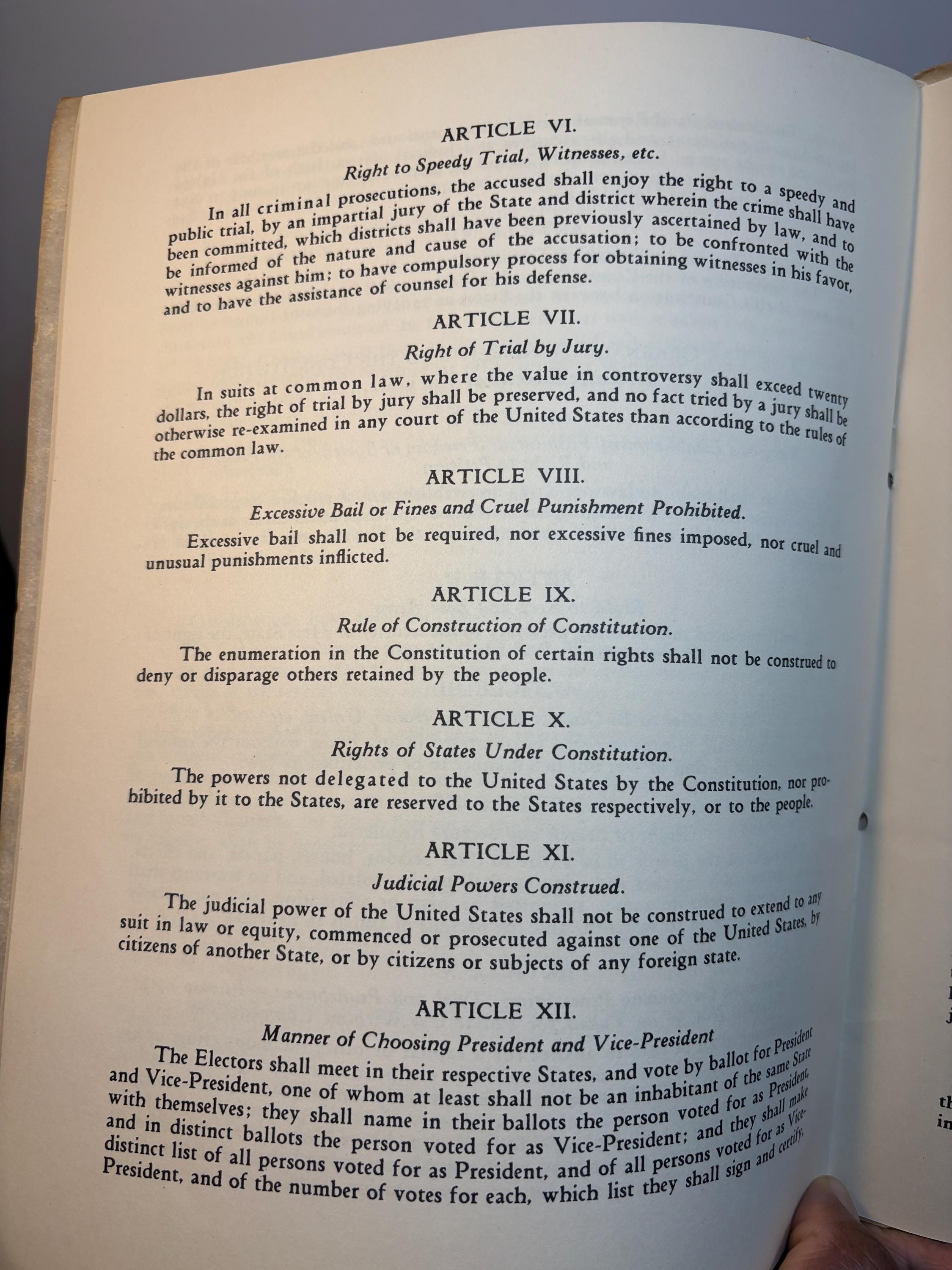 The Constitution of The United States, With Its Amendments — photograph 9.