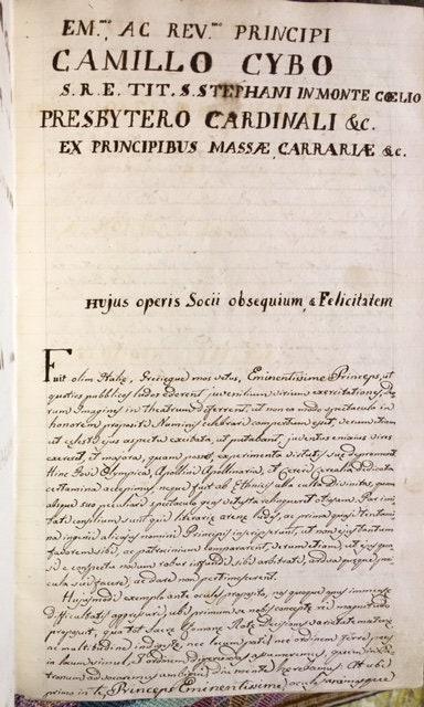Sacrae Rotae Romanae decisiones recentiores in compendium redactae ad modum indicis per materias et tractatus sex in tomos a nonnullis Mediolanensis Athenaei sociis distcompartmentutae. TRANSLATION: "The recent decisions of the Sacred Roman Rota compiled into a compendium in the form of an index by subjects and six treatises, compartmentalized into volumes by some members of the Athenaeum in Milan." — photograph 5.