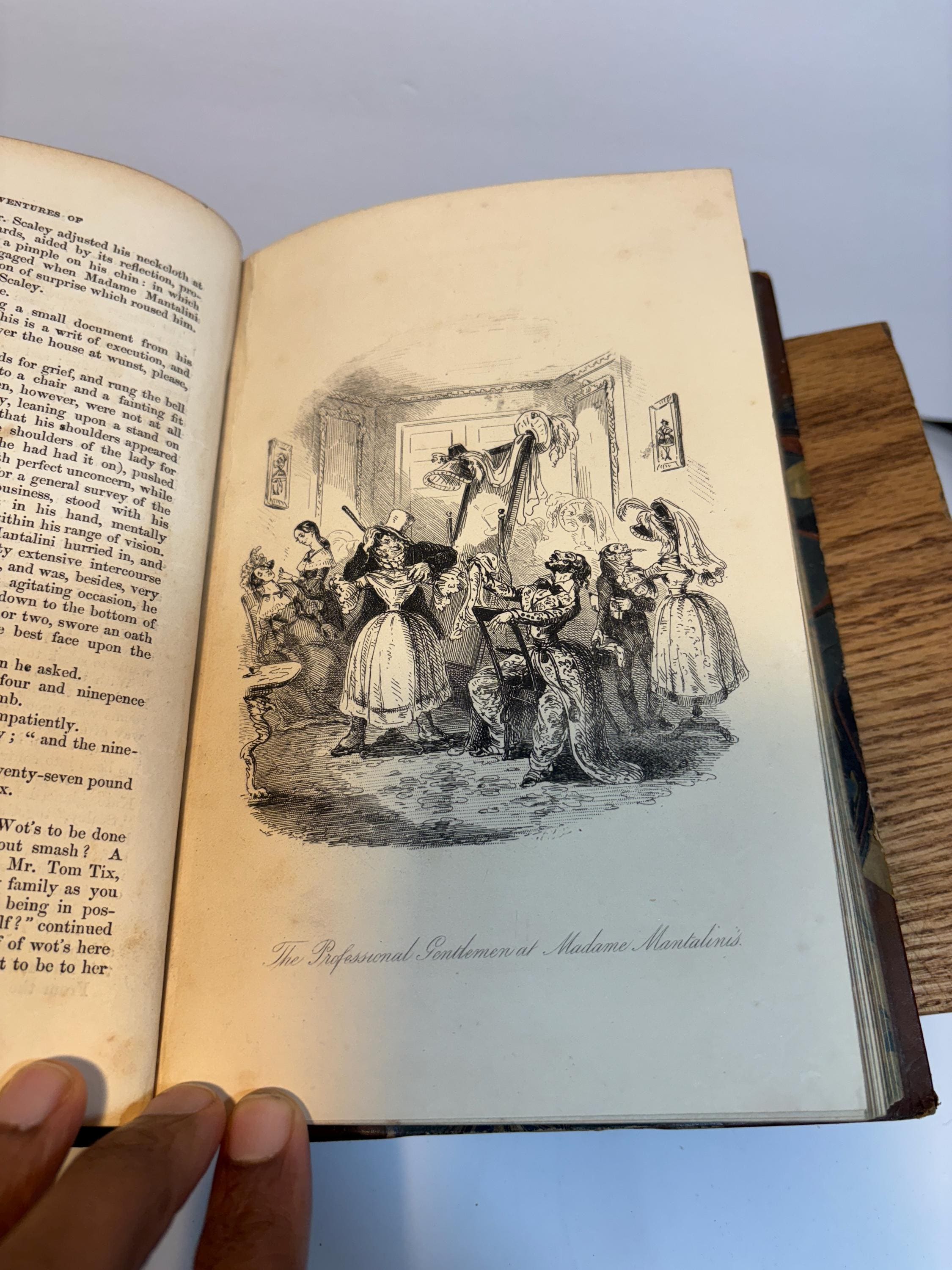 The Life and Adventures of Nicholas Nickleby. With Illustrations by Phiz. First Edition, Mixed State. — photograph 7.