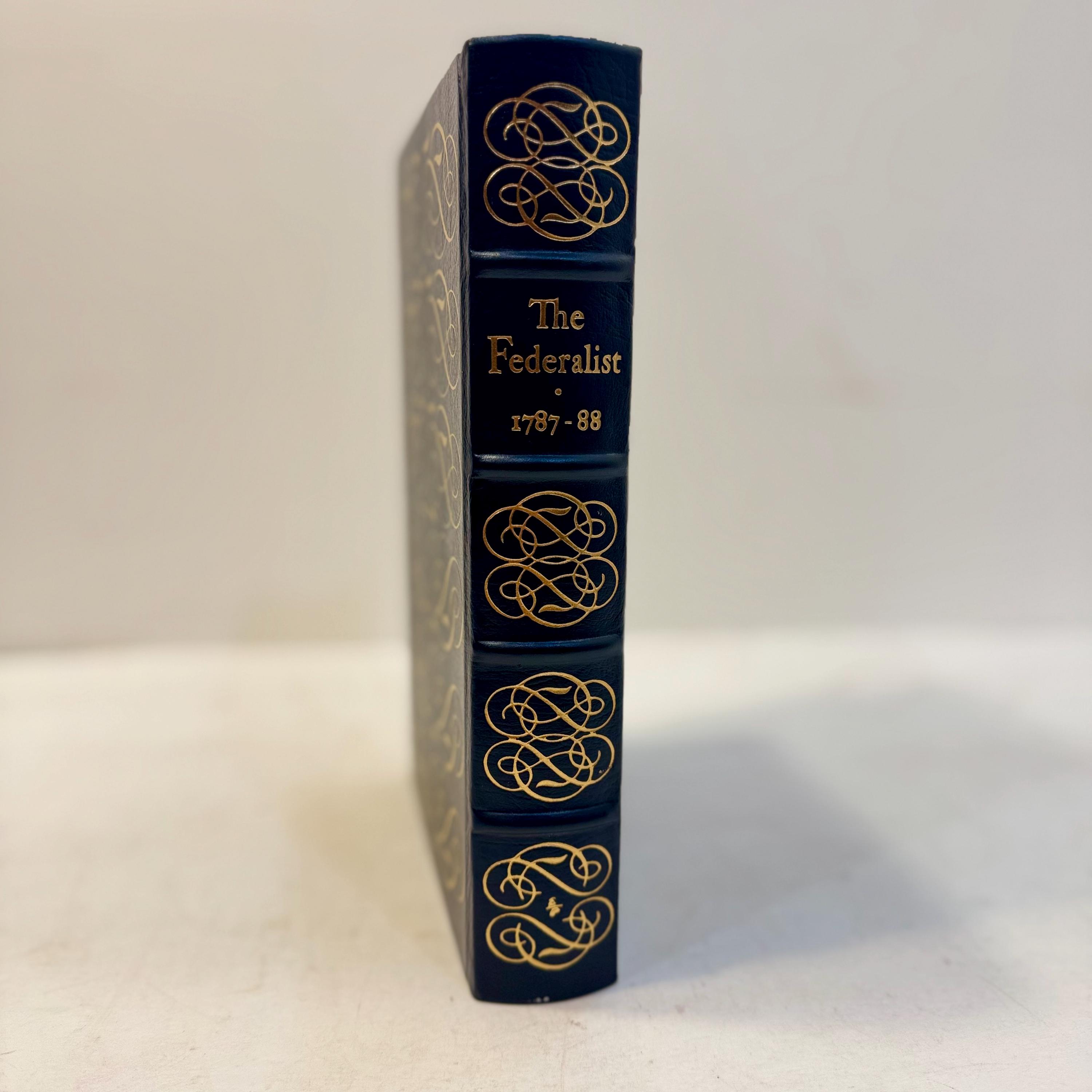 The Federalists or The New Constitution; 1787-88, papers by Alexander Hamilton, James Madison, & John Jay | Easton Press Edition, 1979 — photograph 3.