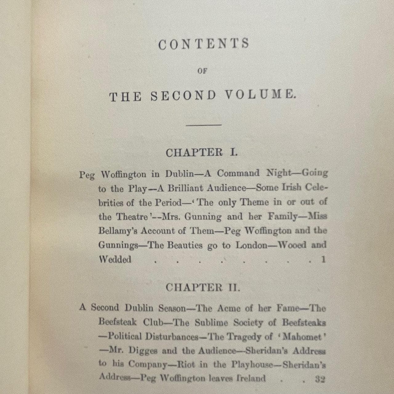 The Life and Adventures of Peg Woffington with Pictures of That Period in Which She Lived. In two volumes. — photograph 9.