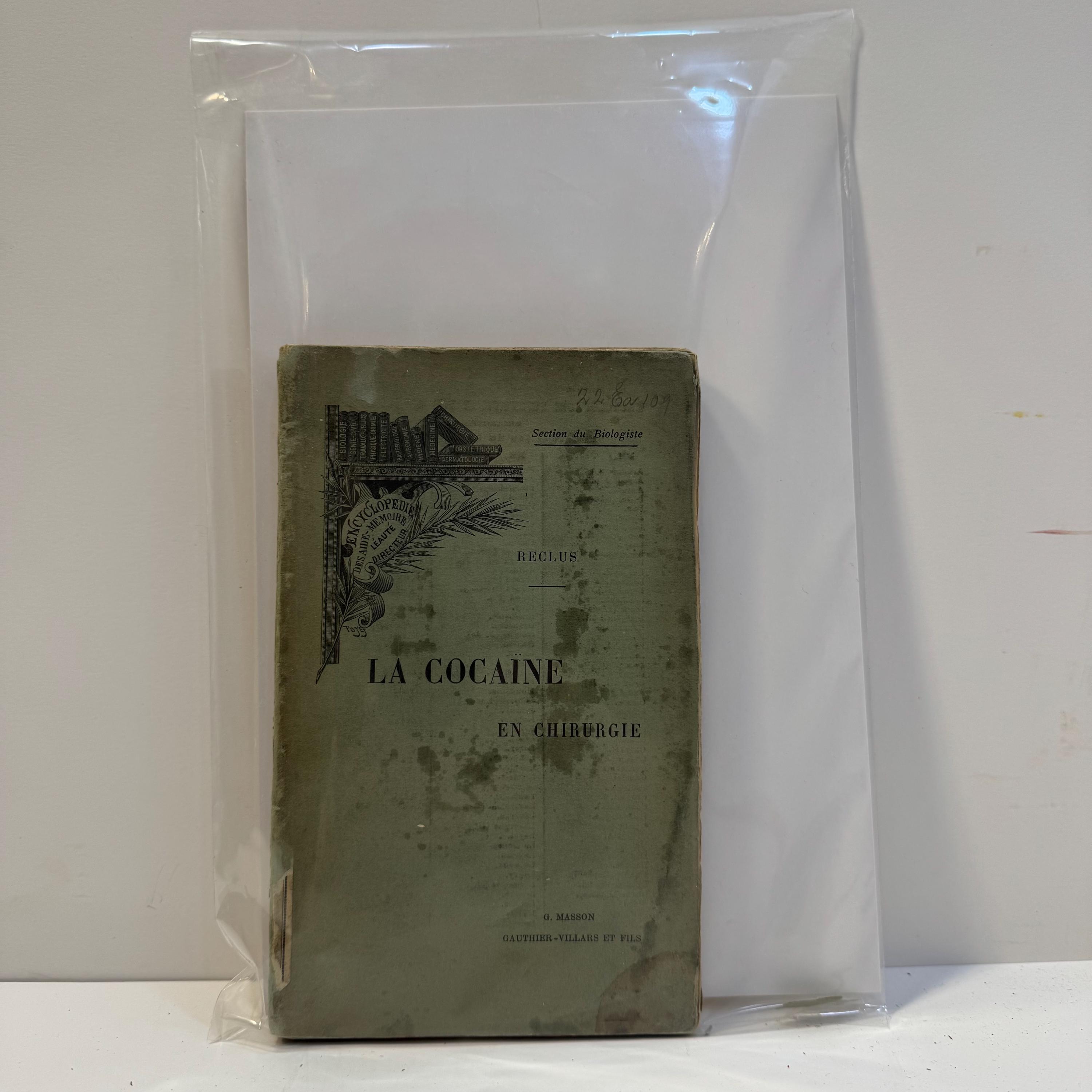 La Cocaïne en Chirurgie (Cocaine in Surgery) by Dr. Paul Reclus, c.. 1895 | Scientific Encyclopedia of Reference Manuals — photograph 2.