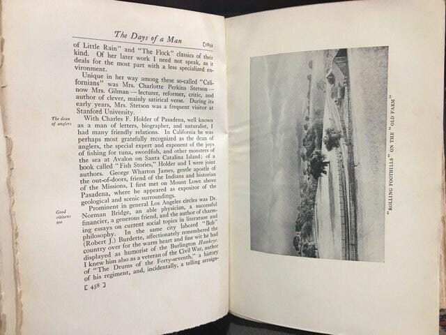 The Days of A Man. Being Memories of a Naturalist, Teacher and Minor Prophet of Democracy — photograph 5.