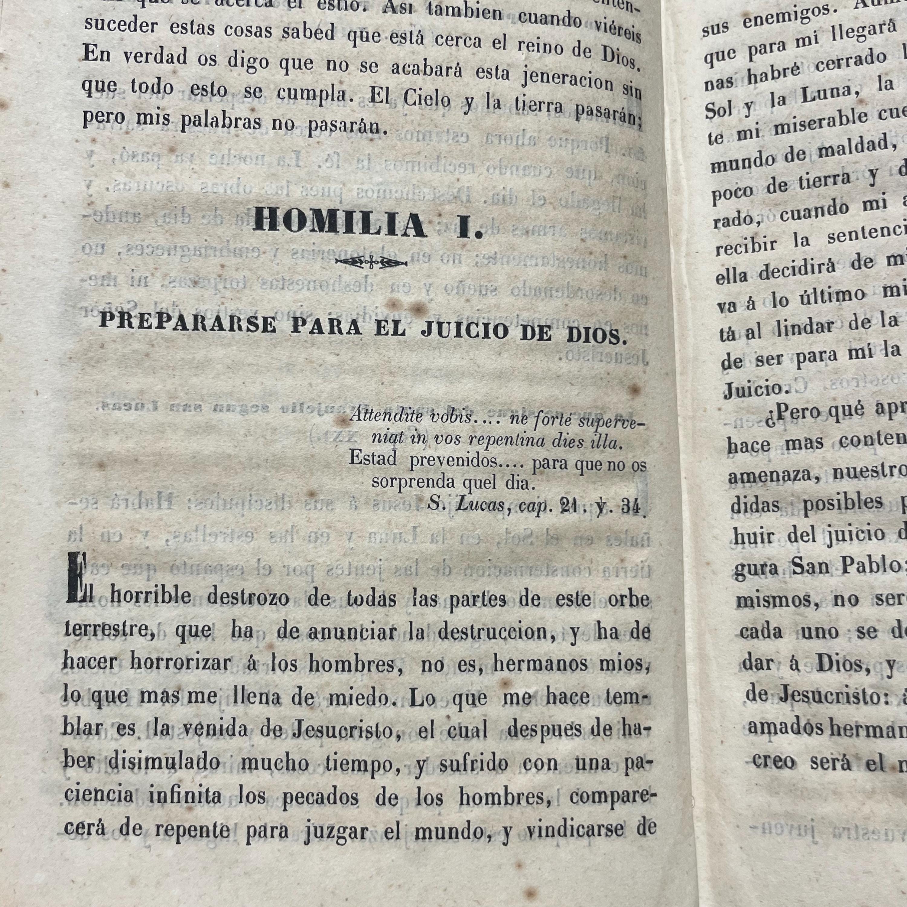 Ano Cristiano Y Fastos del Cristianismo. Glorias, martirios, peregrinaciones, padecimientos, vida, virtudes y milagros de todos los santos del ano que celebra la Iglesia, con todas las dominieas, epistolas y evanjelios de cada dia. Formado Segun El P. Croisset Y Demas Celebres Espositores Sagrados. Recopilado Por Una Sociedad Relijiosa. Tranlated from Spanish: Christian Year and Annals of Christianity. Glories, Martyrdoms, Pilgrimages, Sufferings, Lives, Virtues, and Miracles of All the Saints of the Year Celebrated by the Church, with All the Sundays, Epistles, and Gospels of Each Day. Compiled According to P. Croisset and Other Celebrated Sacred Expositors. Compiled by a Religious Society. — photograph 10.