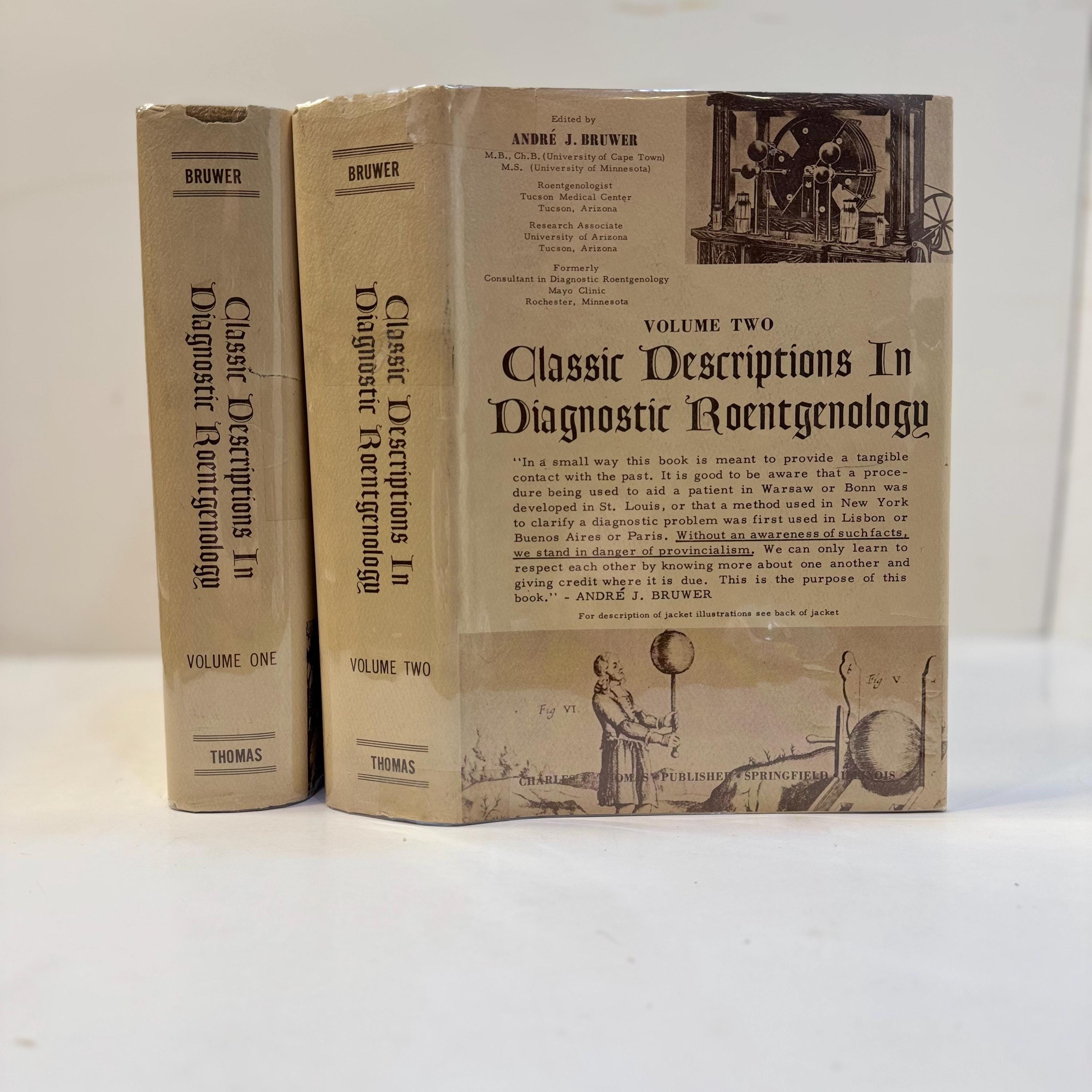 Classic Descriptions in Diagnostic Roentgenology by Andre J. Bruwer, 1964 | Two Volumes — photograph 2.