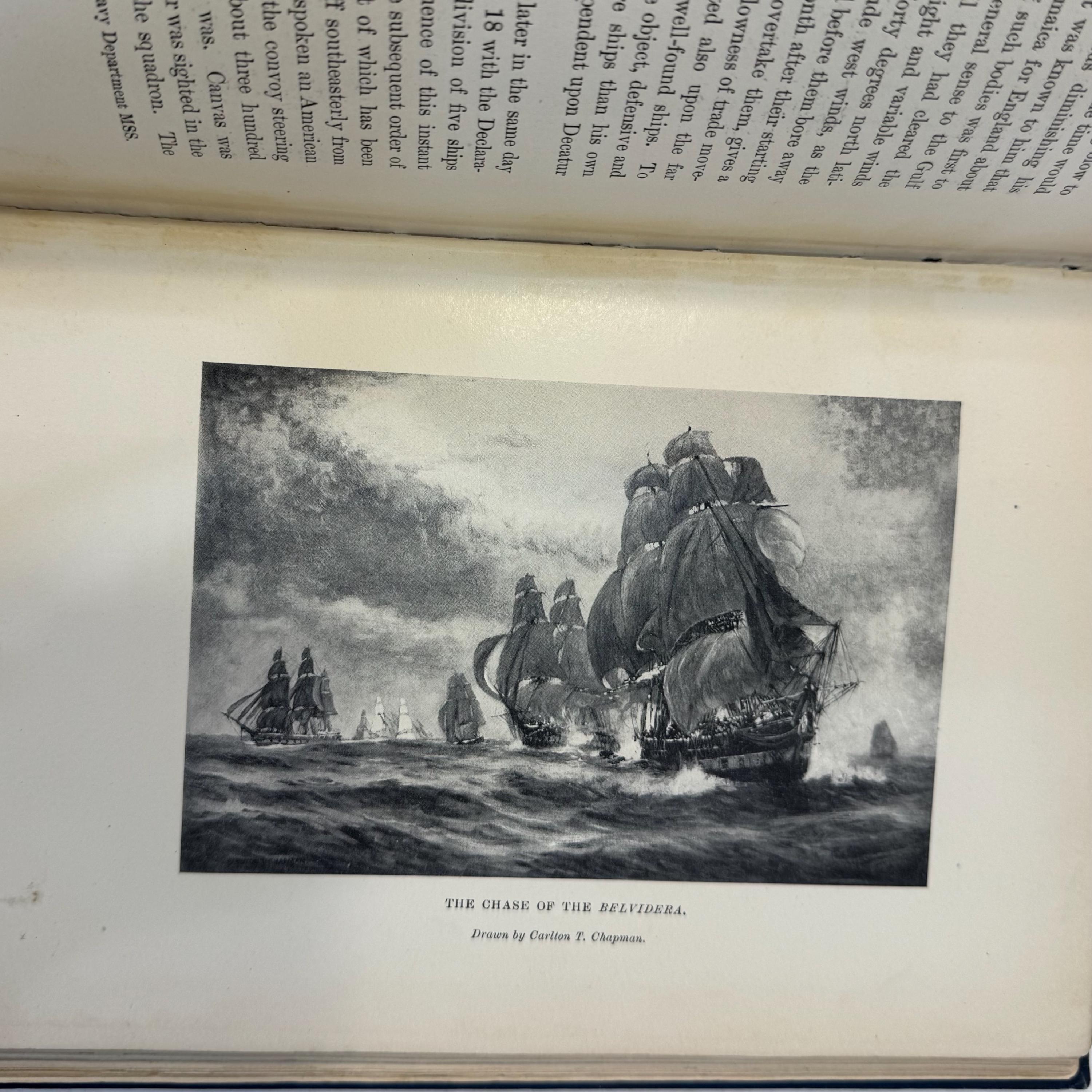 Sea Power In Its Relations to The War of 1812, In Two Volumes by Captain A.T. Mahan, 1905 | First Edition — photograph 5.