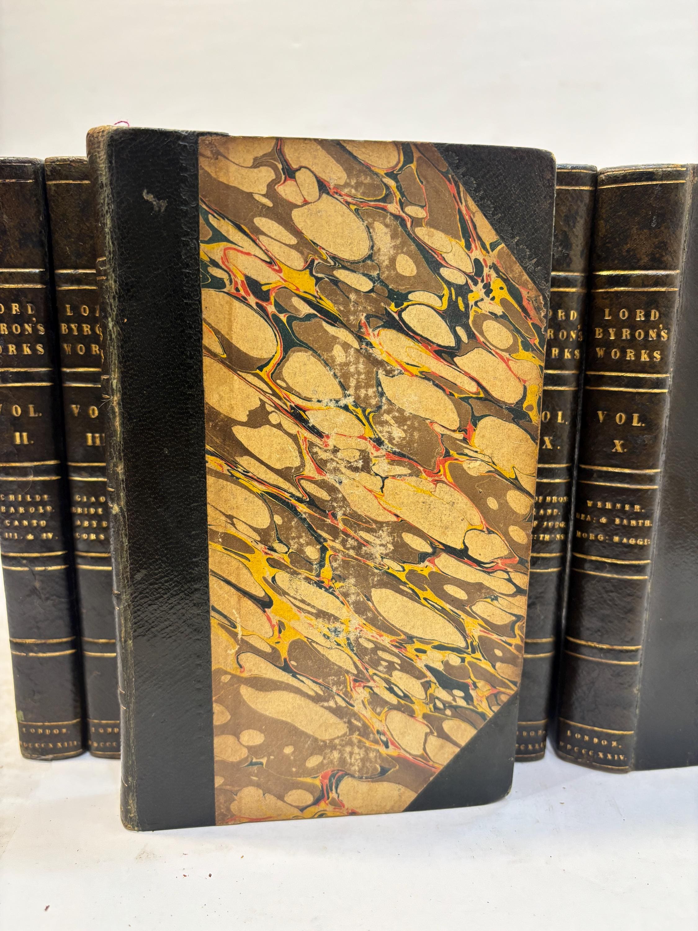 Works of Lord Byron (Mixed set - in 5, 8, 10 volumes) — photograph 3.