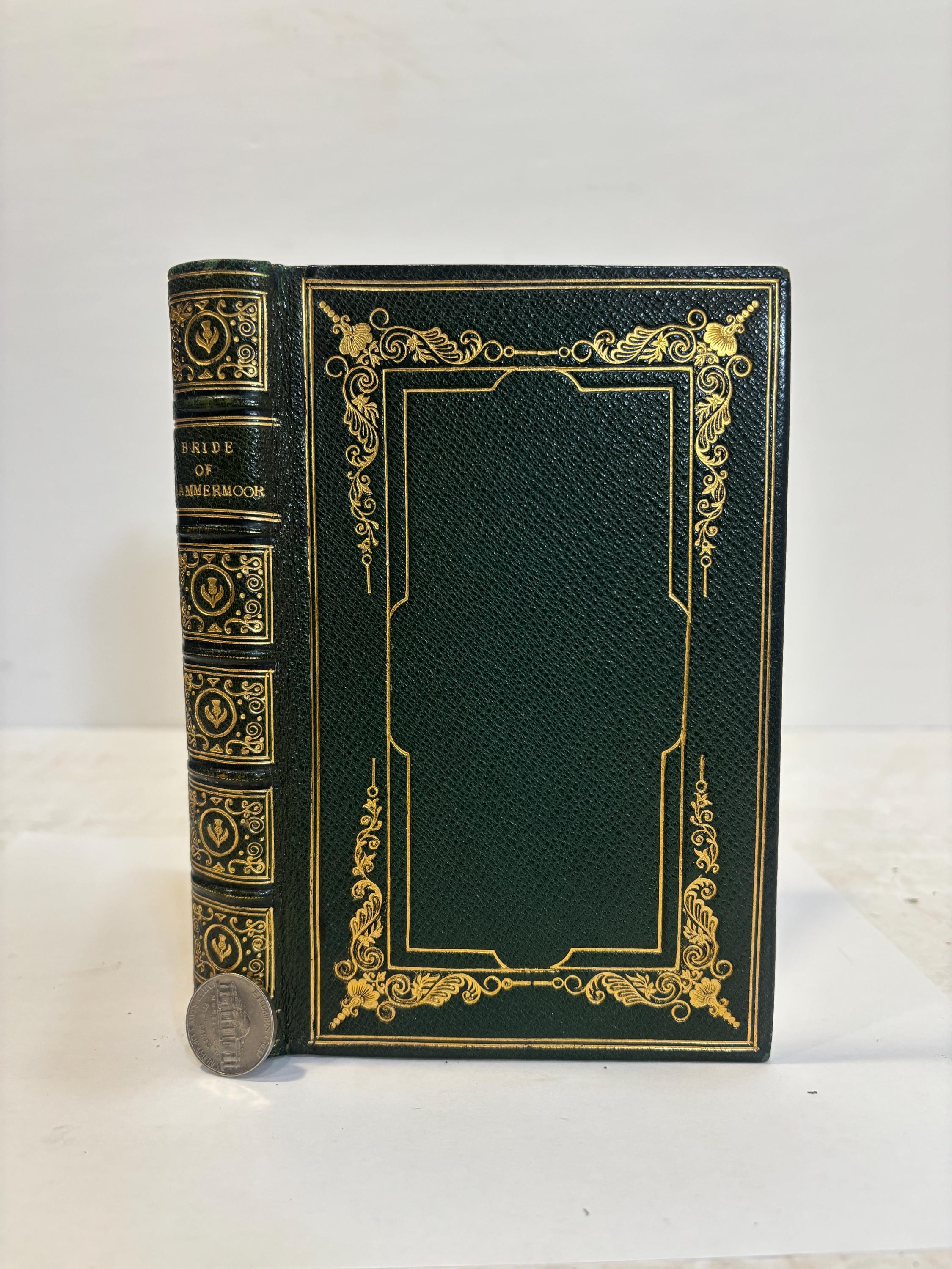 Bride of Lammermoor. 3 sided Fore-Edge Painting. Mr. Rushmore, Capitol, Washington Monument. — photograph 6.