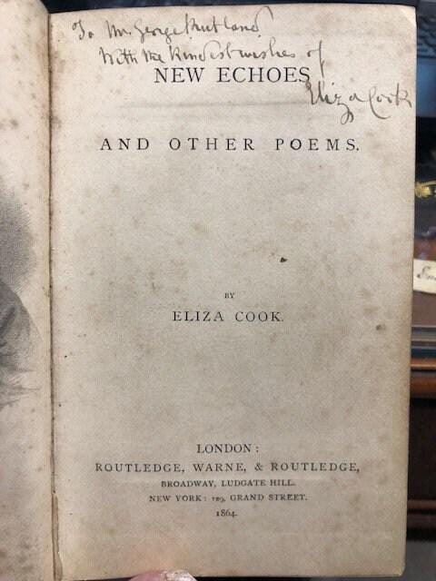 New Echoes and Other Poems (PRESENTATION BINDING) — photograph 3.