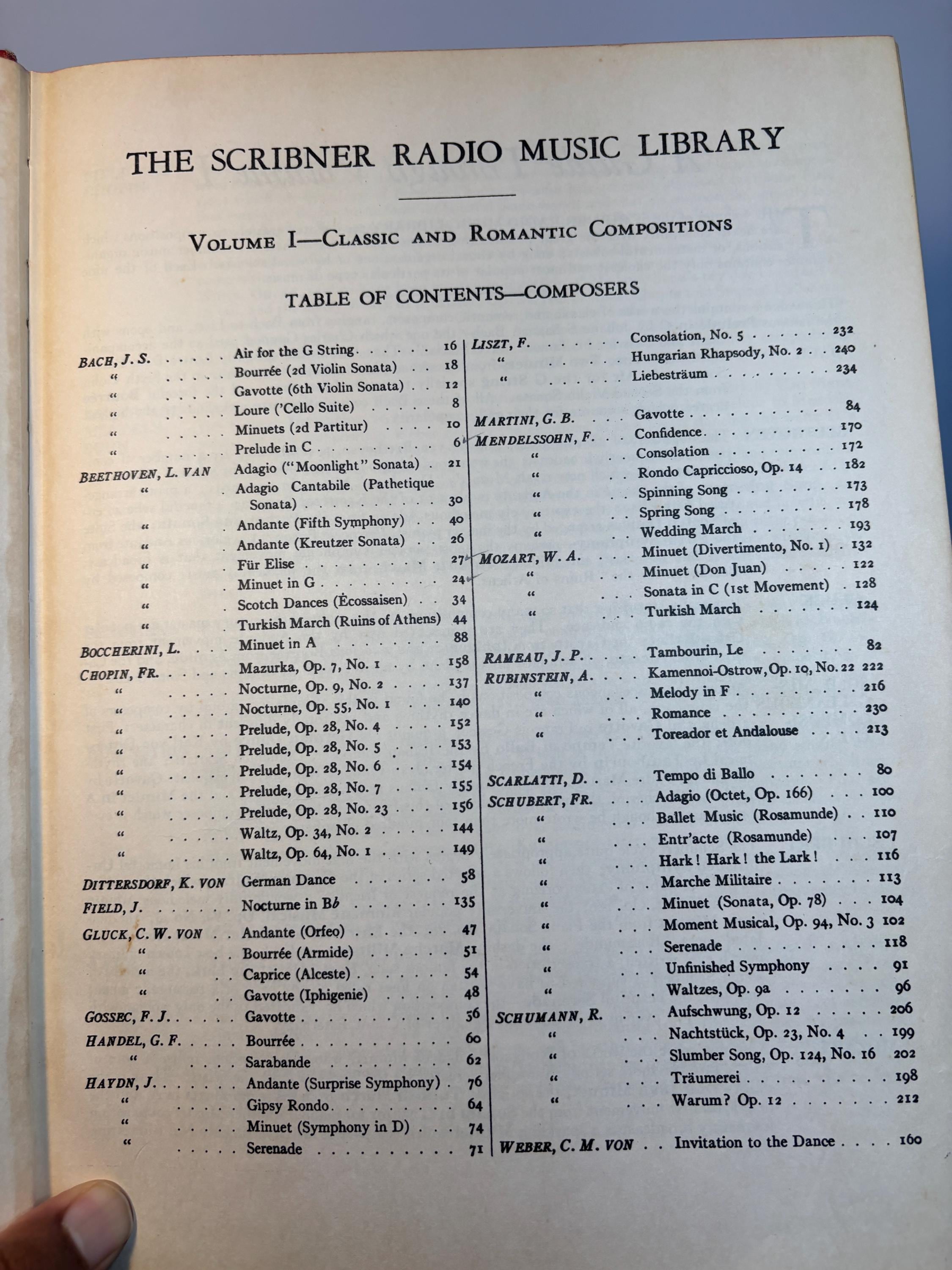 The Scribner Radio Music Library. Volume I, Classic and Romantic Compositions, Volume IV, Grand Opera Excerpts: Piano (2 vol.) — photograph 5.