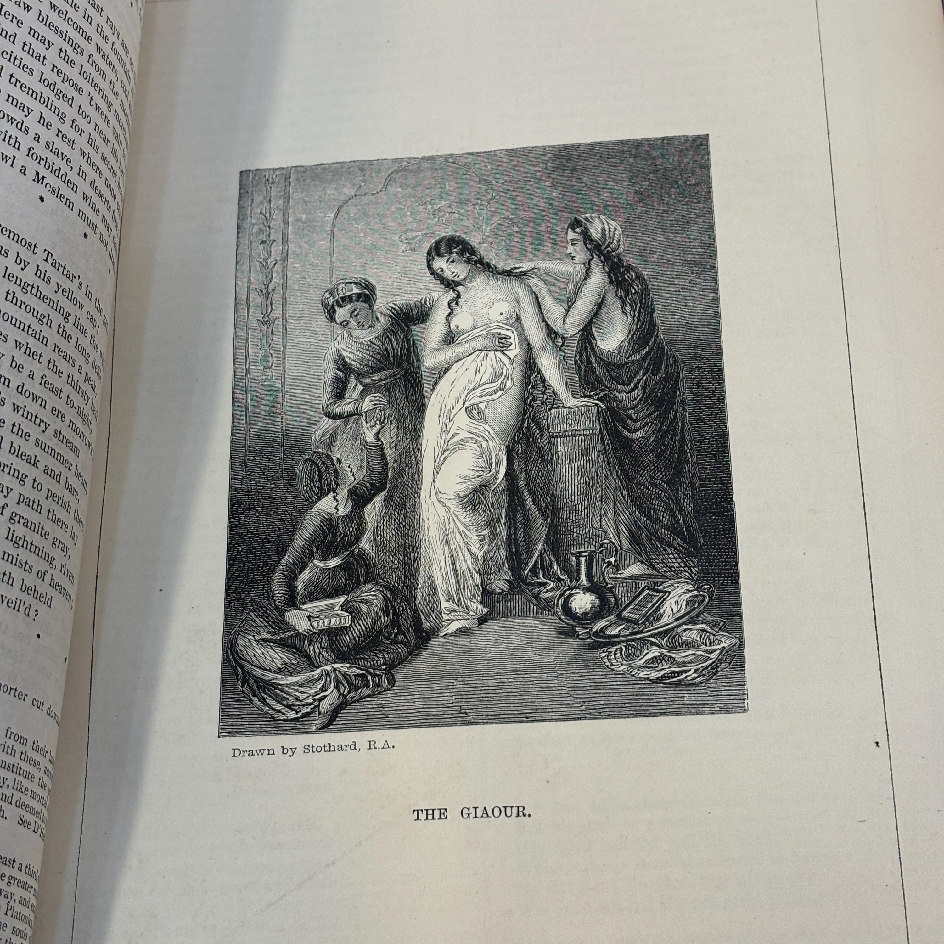 The Poetical Works of Lord Byron. Collected and Arranged with Notes by Sir Walter Scott, Lord Jeffrey, Professor Wilson, et al. New and Complete Edition. With Portrait and Illustrations. — photograph 7.