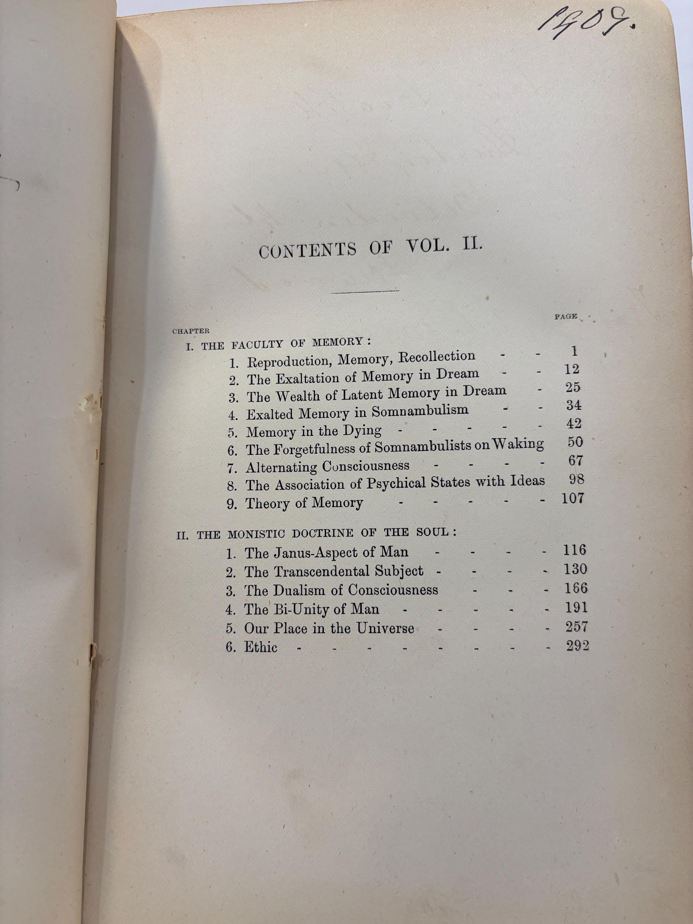 The Philosophy of Mysticism In Two Volumes. First Edition. — photograph 9.