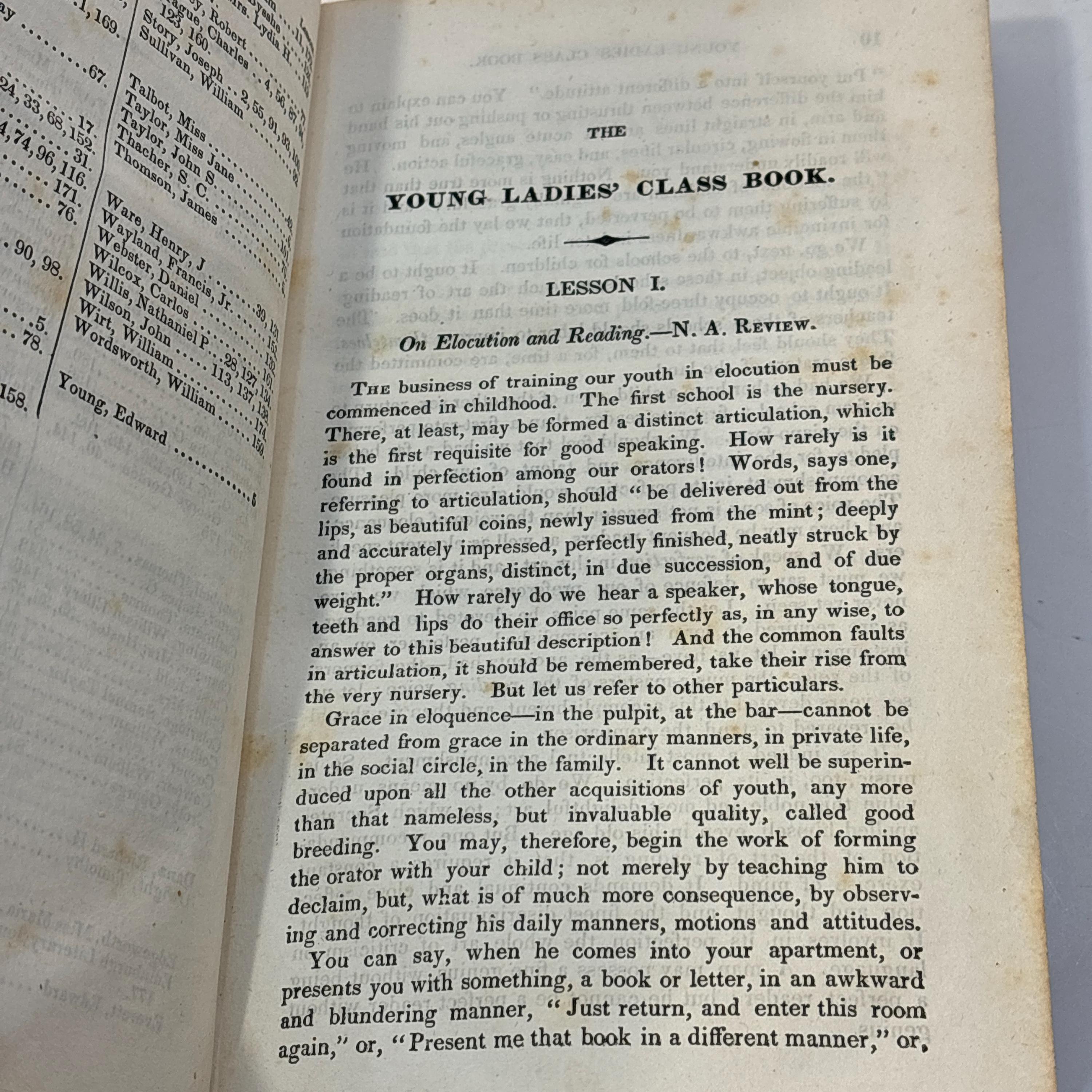 The Young Ladies' Class Book; A Selection of Lessons For Reading, in Prose and Verse. Twenty-Third Stereotype Edition — photograph 6.
