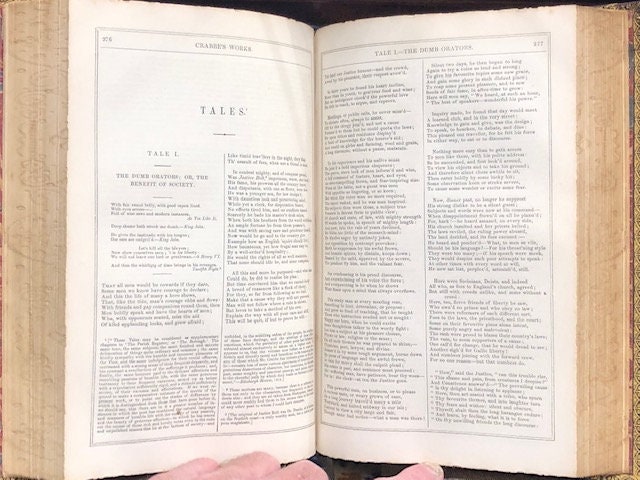 The Life and Poetical Works of the Rev. George Crabbe, Edited by his Son, in one volume. — photograph 8.