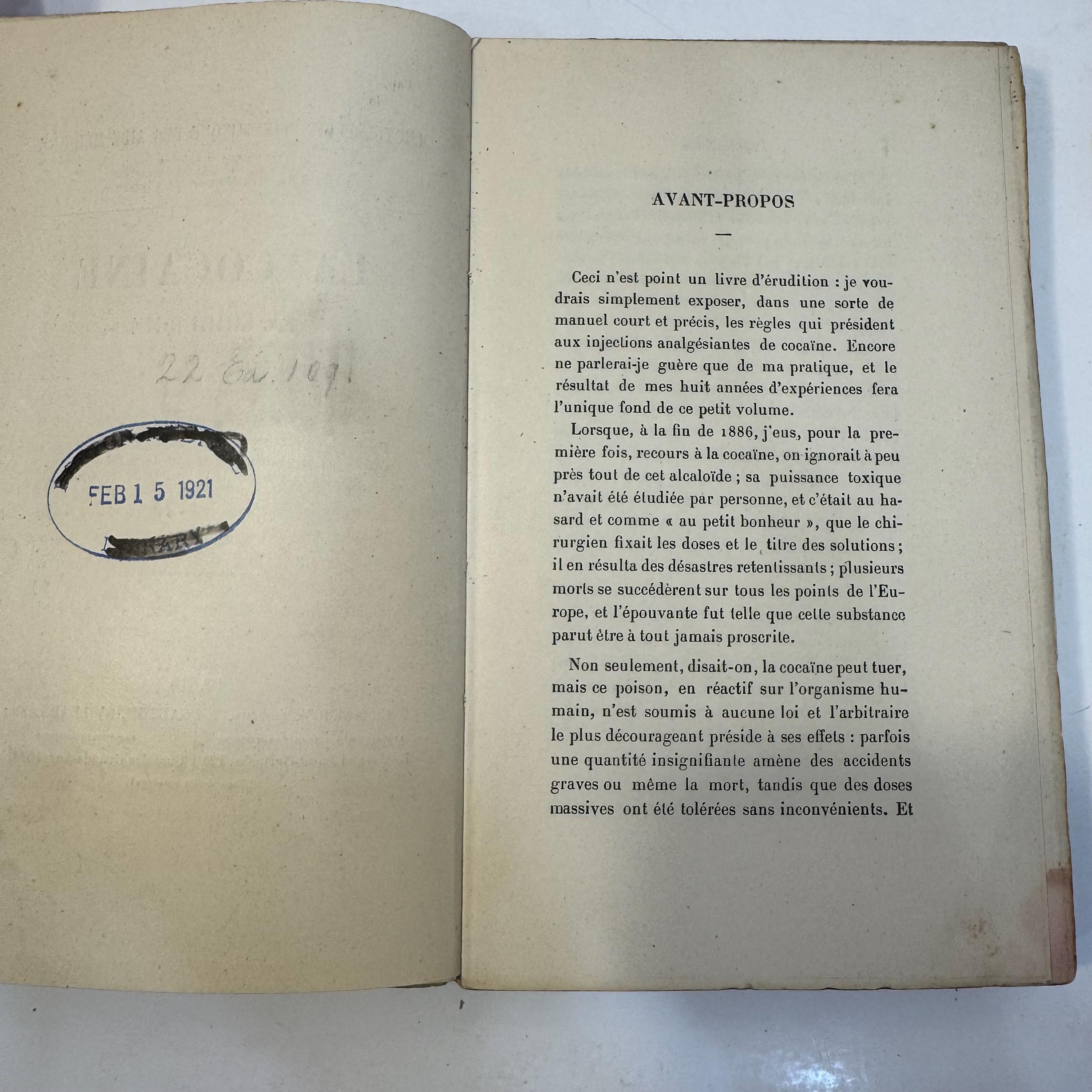 La Cocaïne en Chirurgie (Cocaine in Surgery) by Dr. Paul Reclus, c.. 1895 | Scientific Encyclopedia of Reference Manuals — photograph 8.