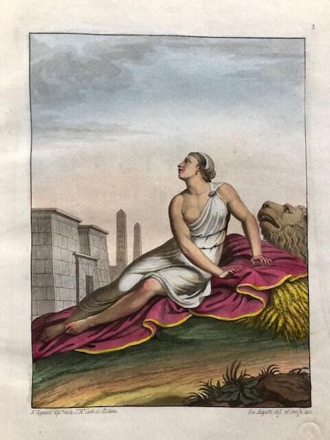 Il Costume Antico e Moderno o Storia del governo, della milizia, della religione, delle arti, scienze ed usanze di tutti i popoli antichi e moderni, provata coi monumenti dell'antichità e rappresentata cogli analoghi disegni. GOOGLE TRANSLATION: The Ancient and Modern Costume or History of the government, militia, religion, arts, sciences and uses of all ancient and modern peoples. — photograph 10.